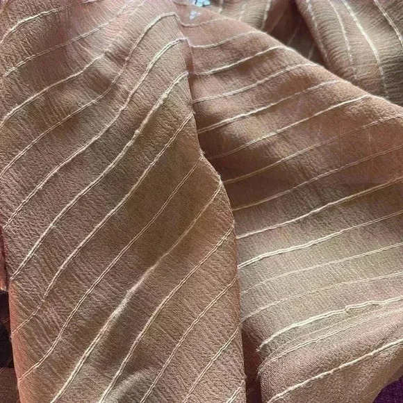 Anthropologie Blink London rust orange beaded bohemian top - Picture 10 of 12